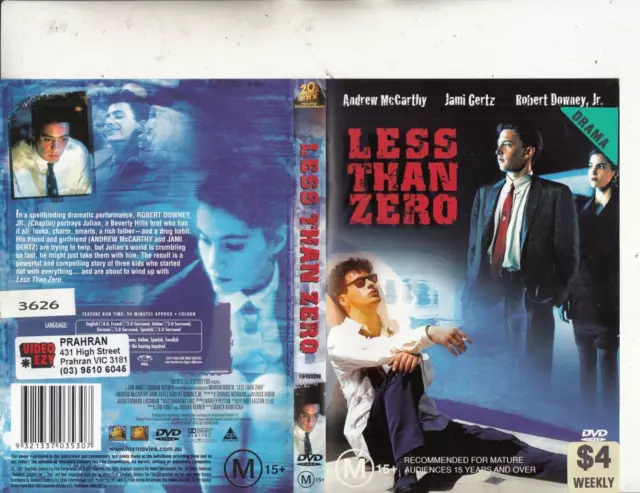 Less Than Zero [DVD]