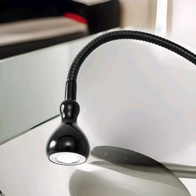 IKEA Jansao USB LED Lamp – Black Flexible Gooseneck Light For Laptop & Computer – Adjustable & Bright