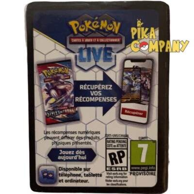 Lot de 10 Cartes codes online pour jouer à Pokemon en ligne TCG OnLine Code
