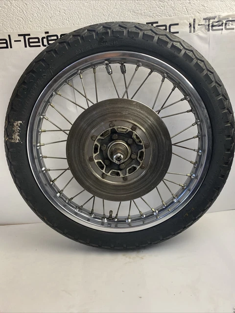 Yamaha RD350 250 Cerchio Ruota Anteriore Cerchio Front Wheel Disco Freno 1.85Bx18 G3279
