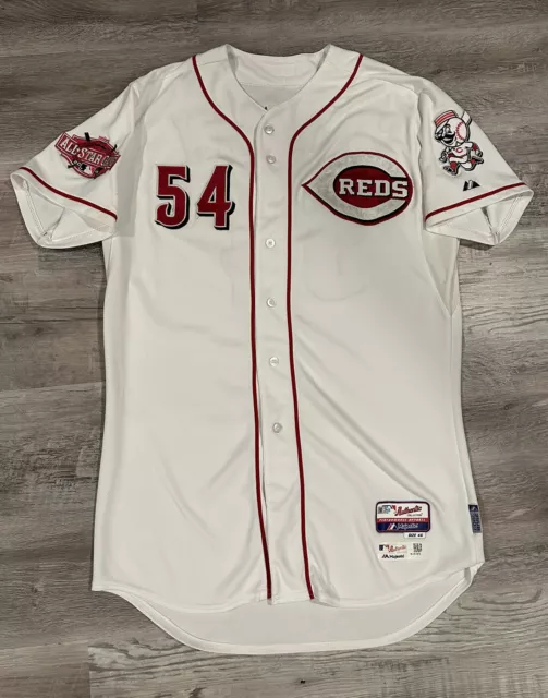 Aroldis Chapman Cincinnati Reds Game Used Worn Jersey MLB Auth 2015 “ASG Patch”