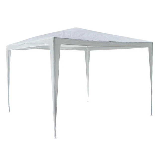 Pavillon PE 3x3m Gartenzelt Partyzelt wasserdicht Farbe + Seitenteile wählbar 2