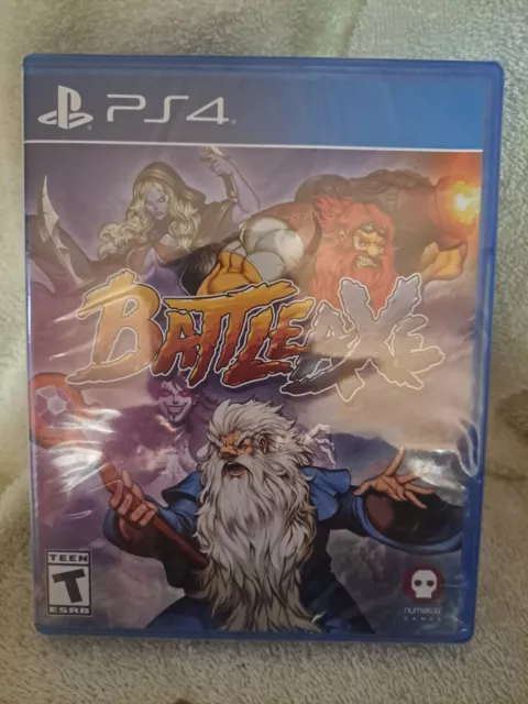 Battle Axe (Sony PlayStation 4, PS4, 2021) Numskull Games - NEW/SEALED!