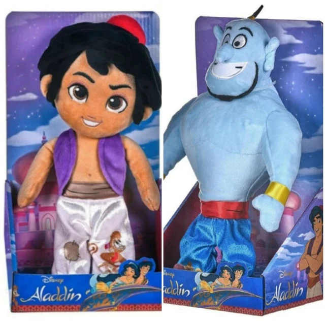 GENIE & ALADDIN Soft Toy Official Disney Pixar 10" Plush Set of 2 New