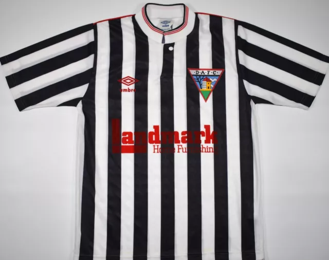 1989-1990 Dunfermline Athletic Umbro Home Football Shirt (Size Youth)