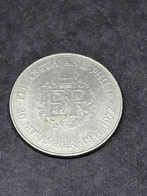 Elizabeth And Philip 20th November 1947-1972 Coin Commemorative Crown