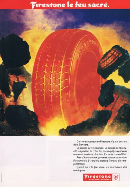 Firestone Reifen Werbeanzeige Werbung Firestone #1 ÜG
