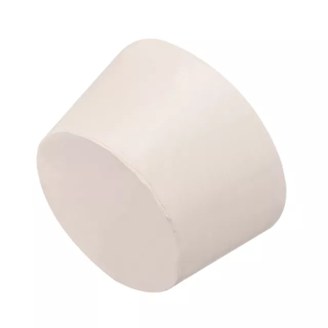 Blanc Conique Forme Solide Caoutchouc Bouchon pour Laboratoire Tube Taille