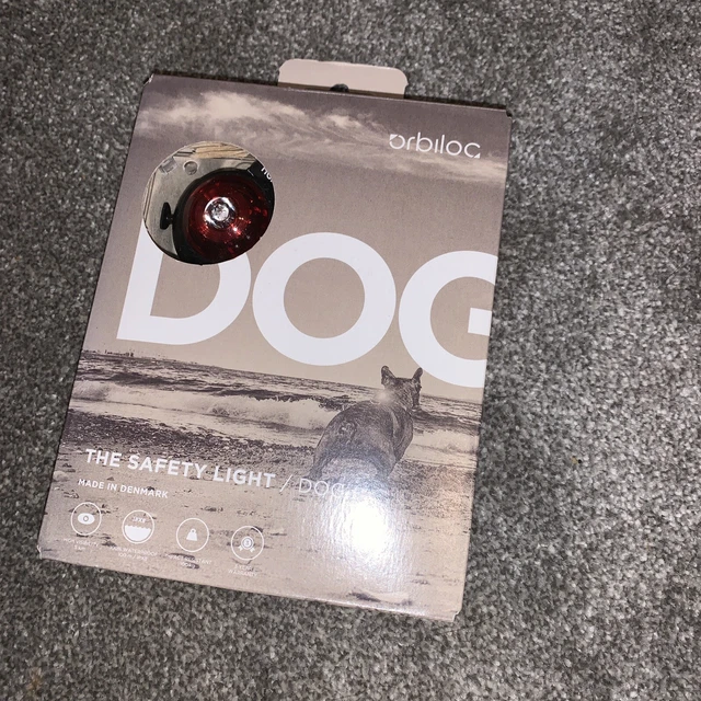 Luz de seguridad para perro Orbiloc NUEVA SELLADA Gratis P&P
