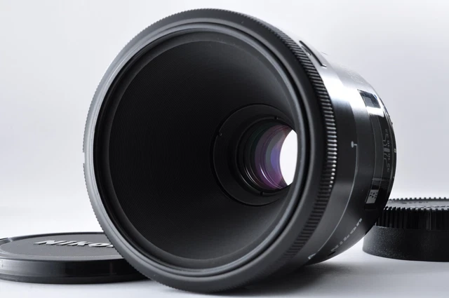 Nikon AF Micro Nikkor 55mm f2.8 Macro Prime Lens F Mount Near Mint Fm Japan #465