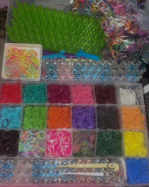 RAINBOW LOOM RUBBER bands kit 30.00 PicClick