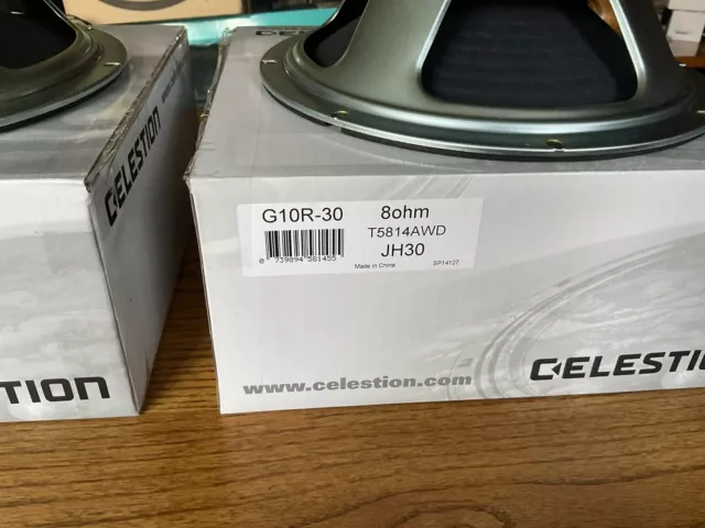 Pair Of Celestion G10R-30 8 Ohm Guitar Speakers 3