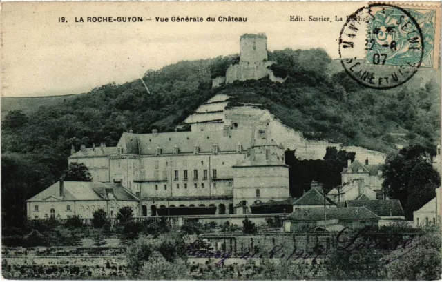 CPA La Roche Guyon vue generale du Chateau (1319507)