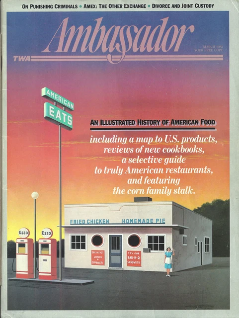 TWA Trans World Airlines Ambassador inflight magazine 3/83 vol 16 num 3 [1033]