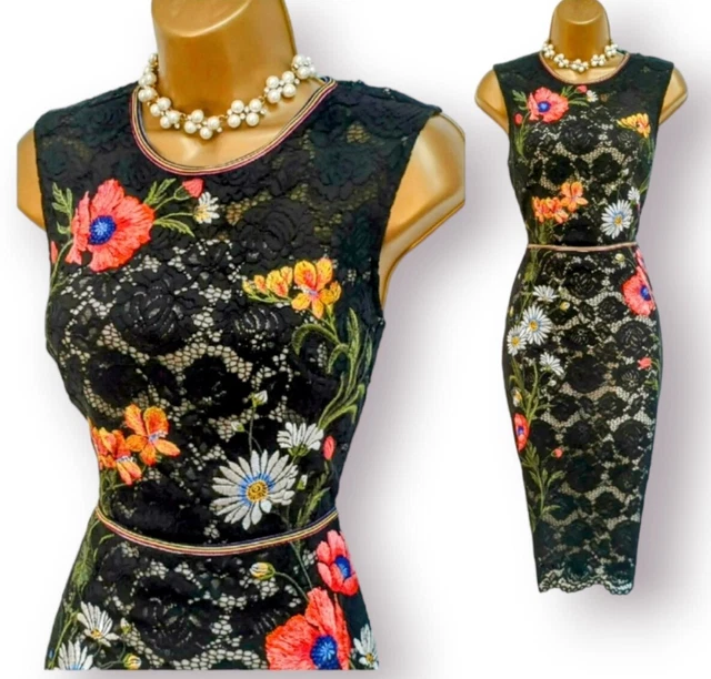 KAREN MILLEN LACE Overlay Floral Embroidered Pencil Occasion Dress UK 10 RRP225 64.99 - PicClick UK KAREN MILLEN LACE Overlay Floral Embroidered Pencil Occasion Dress UK 10 RRP225 64.99 - PicClick UK