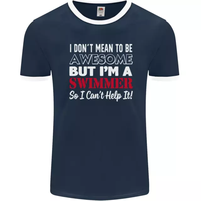 T-shirt da uomo nuoto nuoto I Dont Mean Im a Swimmer foto 2