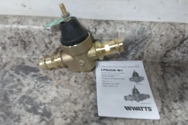 Watts 3/4 LFN45BM1-PRESS 3/4 In Pipe Size Water Pressure Reducing Valve