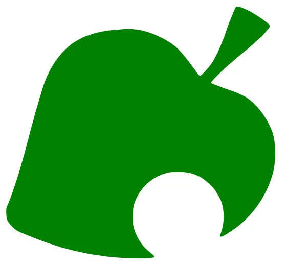 ANIMAL CROSSING NEW Horizons Leaf Vinyl Decal Sticker Car Window