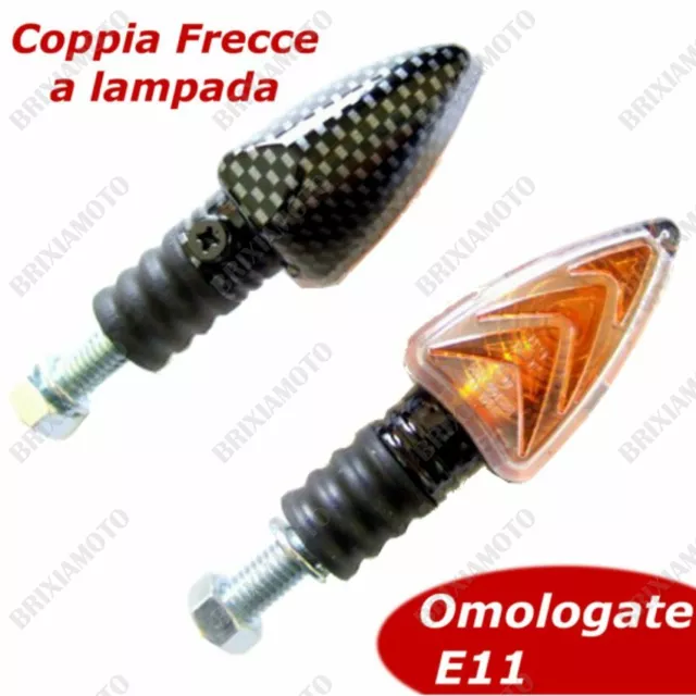 Coppia Frecce Arrow Gambo Corto Anteriore Posteriore Carbon Z 750 Z750 Gsr