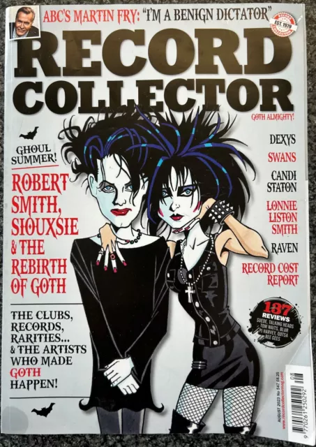Record Collector Magazine August 2023 No 547 Robert Smith Cure Siouxsie Banshees