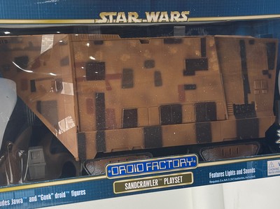 droid factory sandcrawler playset