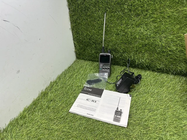 ICOM IC-R3 RADIO Communications Receiver SCANNER TESTED WORKING +PSU ...