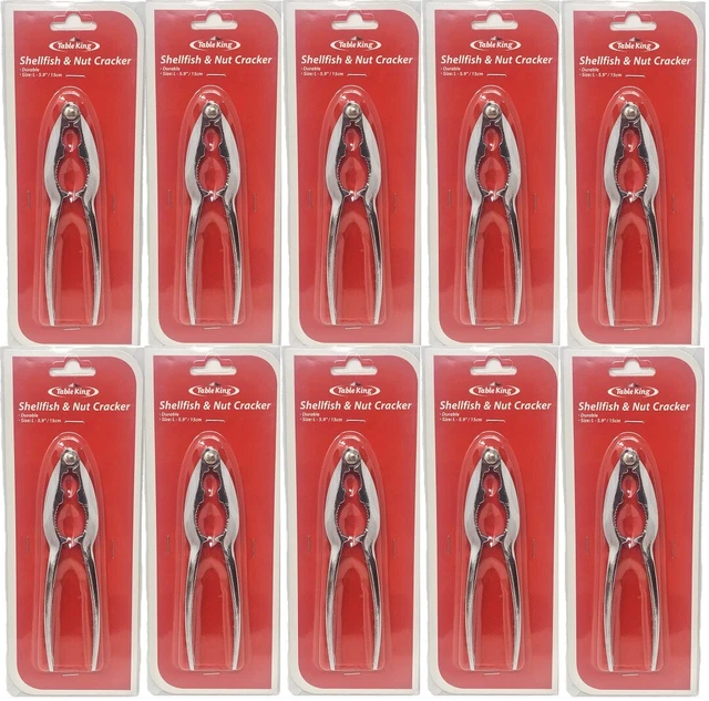 Crab Opener Tool Crab Cracker Seafood Tool Lobster Plastic Stainless Steel Crab Tools Crab Cake Tool Lobster Seafood Barbecue Parties Supplies Crayfi