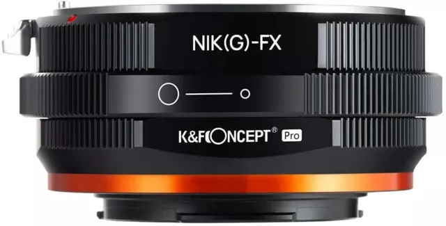 K&F Concept Lens Adapter for Nikon G/F/AI/AIS/D/AF-S Lens to Fuji X Cameras