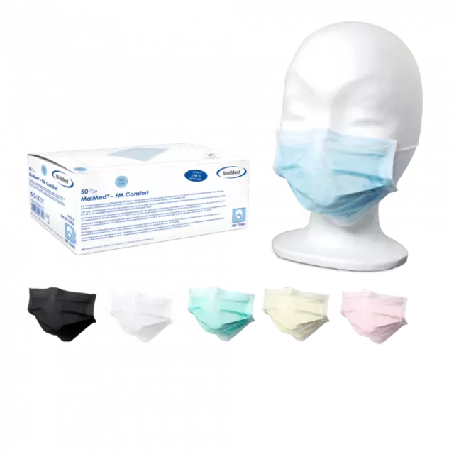 Maimed FM Comfort medizinischer Vlies-Mundschutz 3-lagig OP-Maske Typ II EN14683