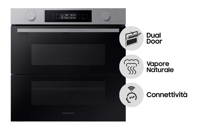 Samsung NV7B45403BS 76 L 2950 W A+ Noir, Acier inoxydable 6