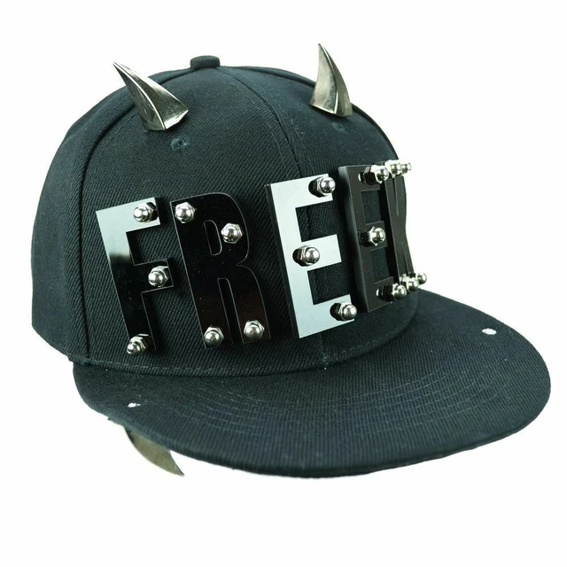 POIZEN INDUSTRIES FREEK Cap Ladies Black Black Goth Emo Punk Girls