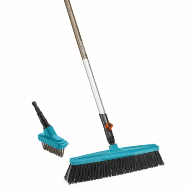 GARDENA Combisystem-Komplettangebot (Balais de Rue + Brosse à Joints M + Manche)