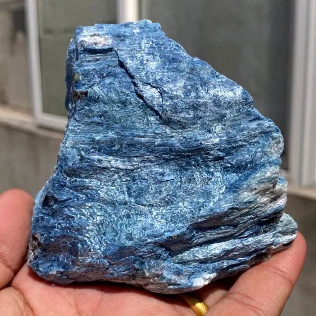 424g Large Rare Dumortierite Blue Gemstone Crystal Rough Specimen Madagascar