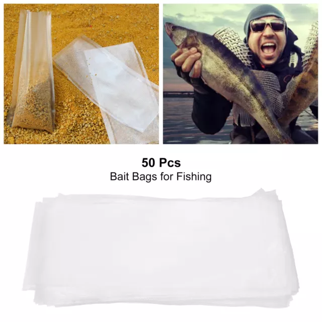 (70 * 140mm)AXOC Fishing Bait Bags Environmental Water Soluble Bags Durable