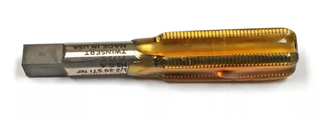 1/2-20 4-Flute HSS Helicoil STI Hand Tap 3993-8 Twinsert