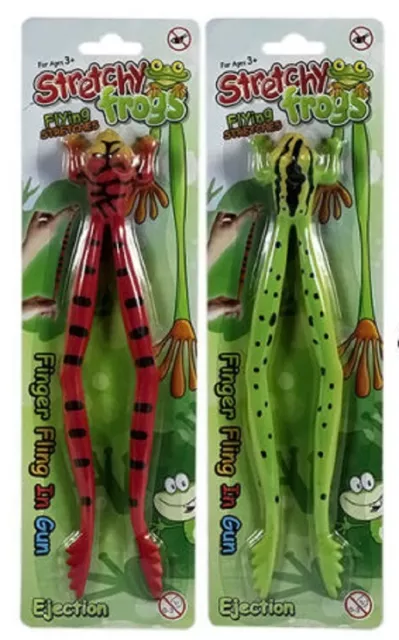 Squishy Stretchy Frog - 8609 Stretch Fidget Reptile Stress Sensory Wild Flying