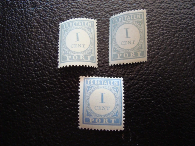 PAYS-BAS - timbre yvert/tellier taxe n° 45 x2 n** MNH x1 n* MH (A12)