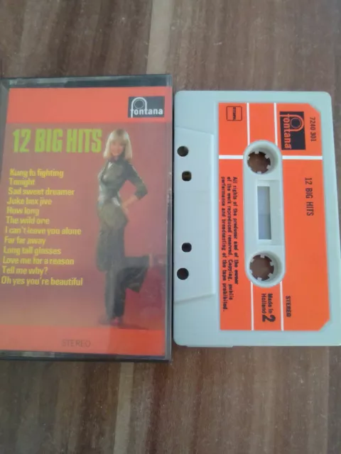 12 BIG HITS   MC TAPE KASSETTE Fontana