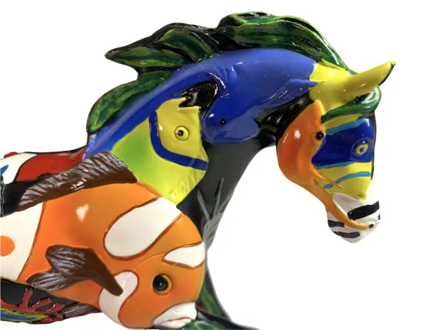 Trail of Painted Ponies by Laurie Holman Tropical Reef Horse Colorful 6" Tall