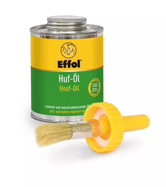 Effol Hoof Oil With Brush Improves Hoof Health Strengthens Hoof Wall 475ml