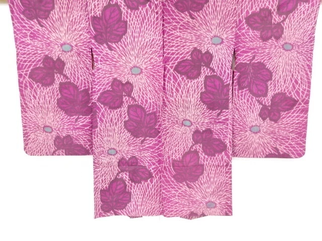 83021# Japanese Kimono / Antique Haori / Woven Leaves