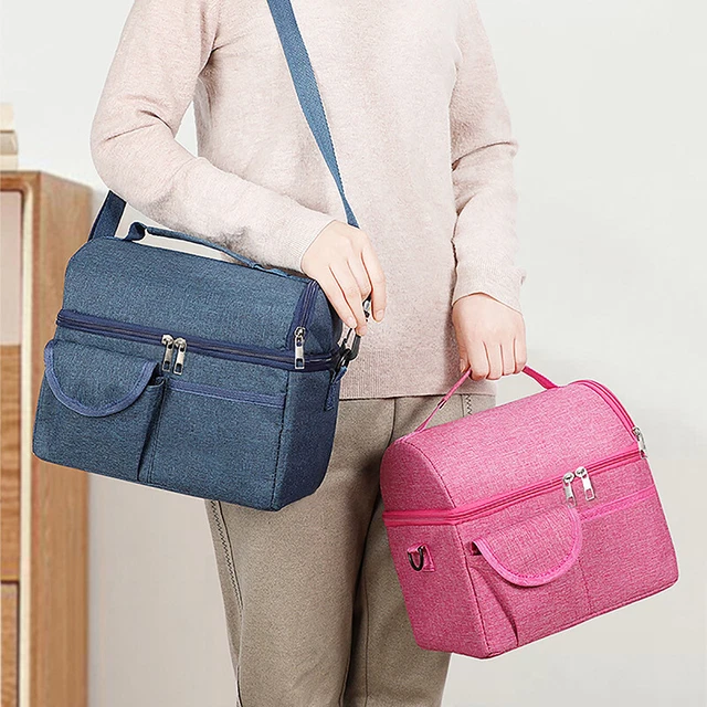 Kipling MIYO Grande boîte à lunch, pochettes, étuis, Blue Green Bl (Bleu
