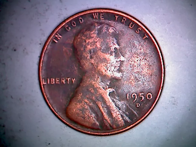 1950 D1951 P 1952 S 1953 P 1954 D 1955 D Lincoln Wheat Pennies Circulated. LP50D