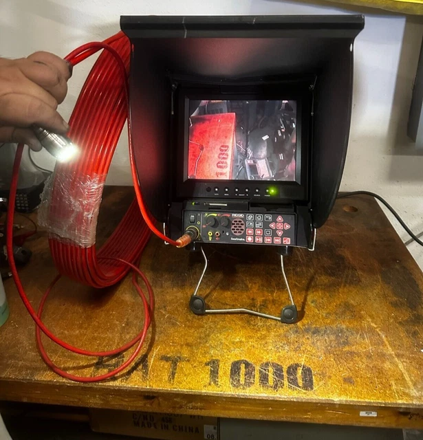 Ridgid SeeSnake Color LCD Monitor + DVR Trusense HDR Camera Cable Included