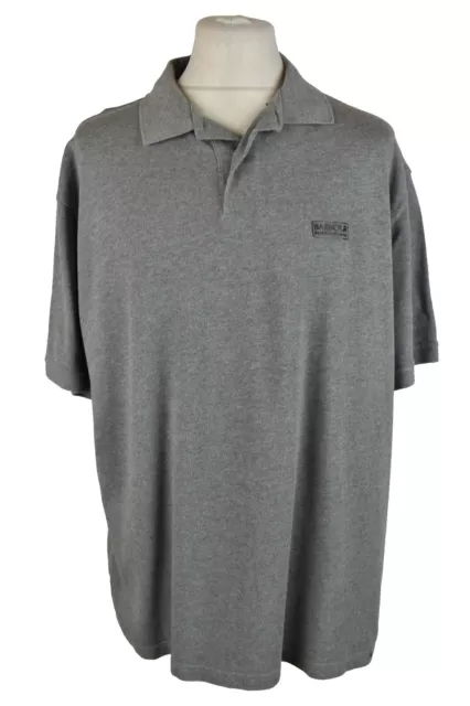 BARBOUR International Grey Polo T-Shirt size 3XL Mens Outdoors Outerwear