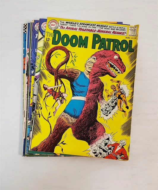 H102 Silver Age Dc Comics Doom Patrol # 89 91 97 98 99 101 102