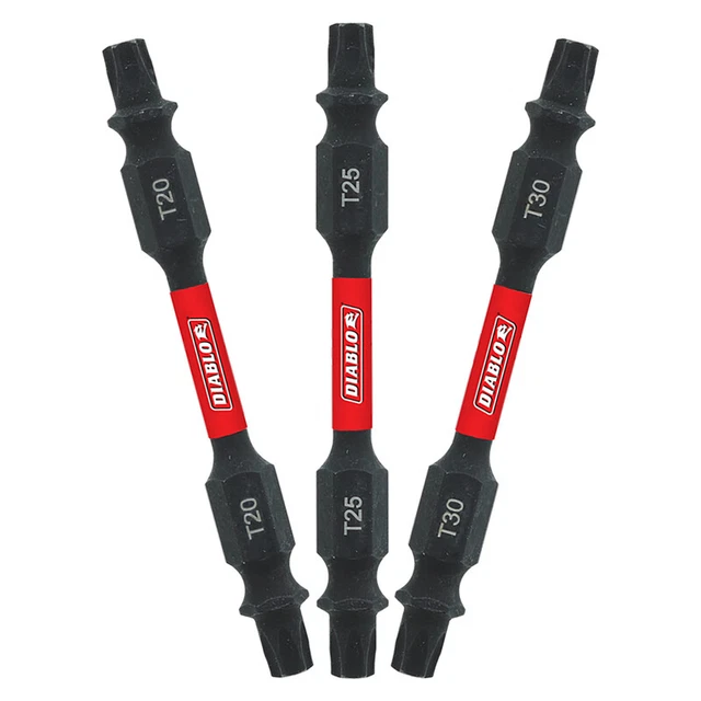 Diablo DDETV25-S3 Assorted Pack Double-Ended Torx Drive Bit 2-1/2 in.