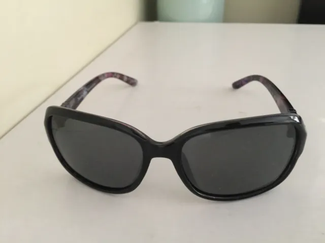 Panama Jack Polarized Sunglasses black frame smoke lenses
