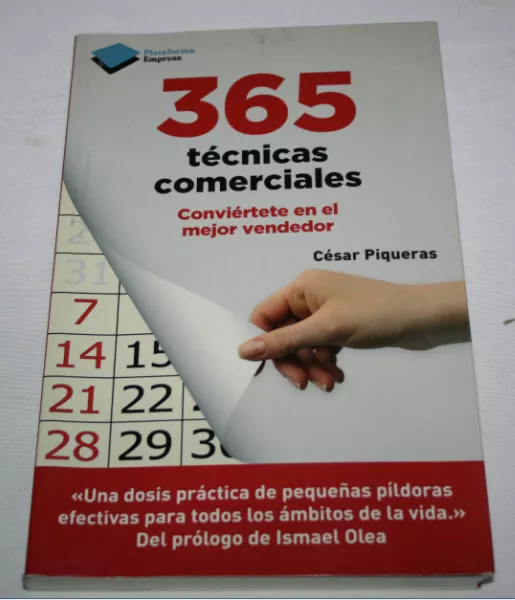 365 Tecnicas Comerciales, Cesar Piqueras, Plataforma 2013, Libro