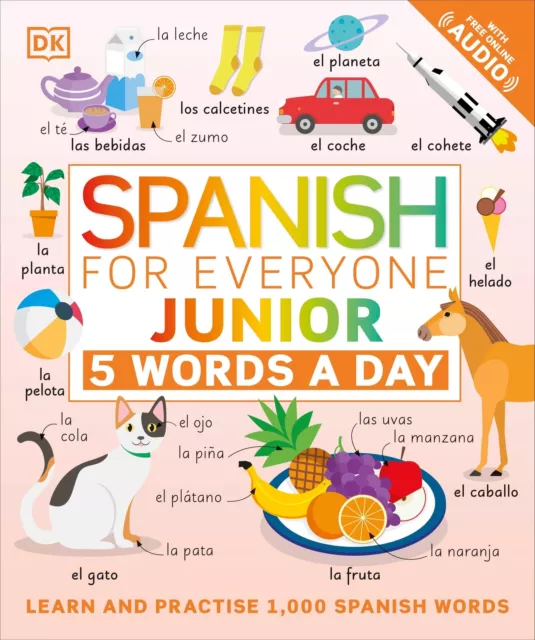 Dk | Spanish for Everyone Junior 5 Words a Day | Taschenbuch | Englisch (2021)